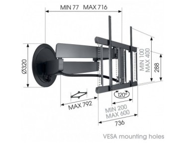 drzak-tv-vogels-signature-tvm-7675